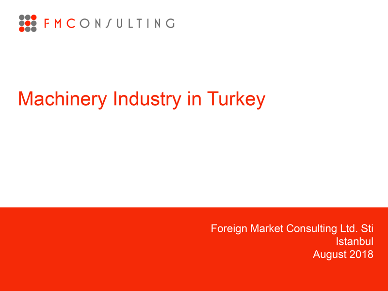 cover for Turkey Machinery-Industry report