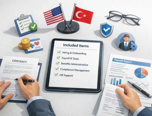 Cosa comprende il nostro EOR per le aziende statunitensi in Turchia