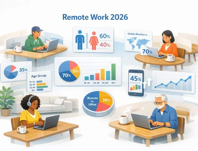 Quién trabaja a distancia: análisis de las estadísticas demográficas de 2026