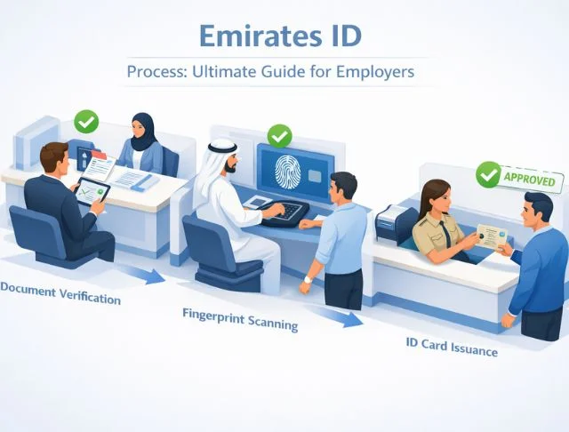 Guide complet sur la procédure d'obtention de la carte d'identité des Émirats à l'intention des employeurs