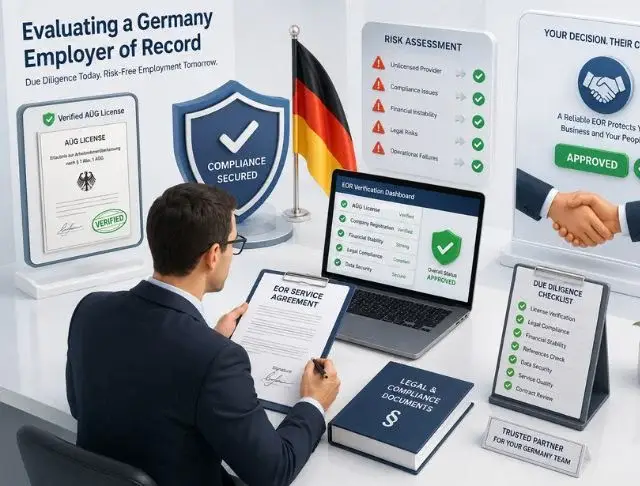 7 modi per verificare la licenza AUG di un EOR in Germania prima di firmare