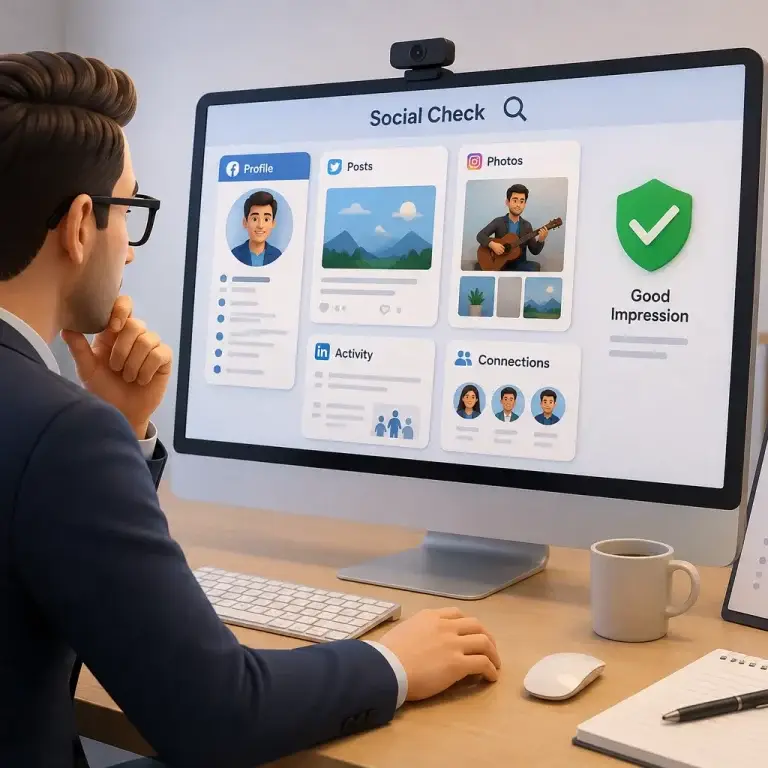 Wie viele Arbeitgeber überprüfen vor der Einstellung die Social-Media-Profile der Bewerber?​