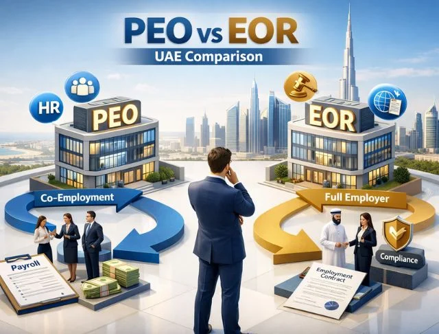 PEO o EOR Emirati Arabi Uniti: quale soluzione è più vantaggiosa per i datori di lavoro stranieri?