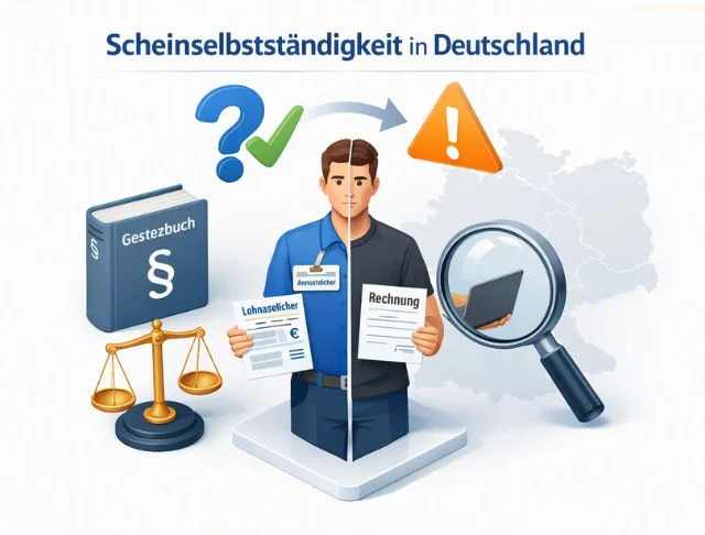 Was ist eine falsche Einstufung von Arbeitnehmern – Scheinselbstständigkeit?