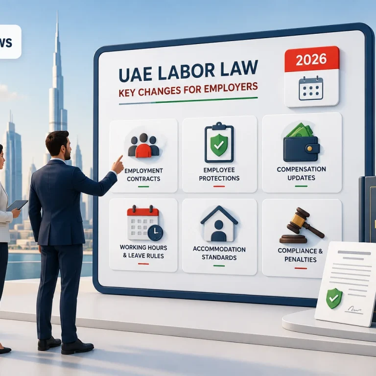 Actualités sur le droit du travail aux Émirats arabes unis : ce qui a changé pour les employeurs en 2026